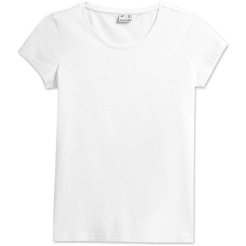 Vêtements Femme T-shirts manches courtes 4F TSD353 Blanc