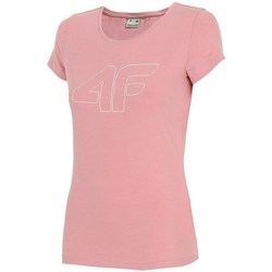 Vêtements Femme T-shirts manches courtes 4F TSD353 Rose