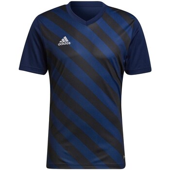 Vêtements Homme T-shirts Joluvi manches courtes adidas Originals Entrada 22 Bleu marine, Noir