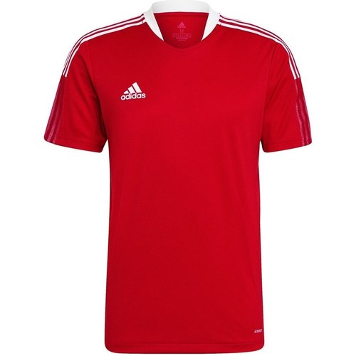 Vêtements Homme T-shirts manches courtes adidas Originals Tiro 21 Rouge