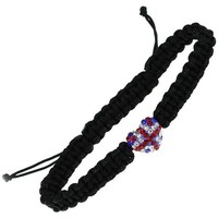 Oscar De La Rent Femme Bracelets Sc Crystal BP059-B597-UK Noir
