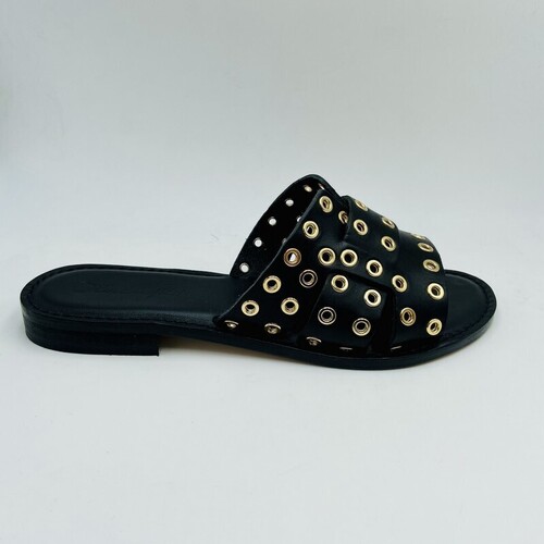 Chaussures Femme Baskets mode Semerdjian MULE CLOUTEE BL Noir