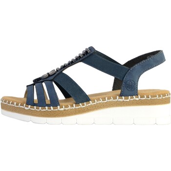 Chaussures Femme Sandales et Nu-pieds Rieker Sandales à enfiler Morelia Bleu