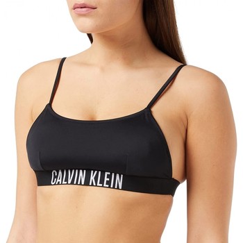 Vêtements Femme Maillots de bain séparables Calvin Klein Jeans Bralette avec bande lastique  logo noir Noir