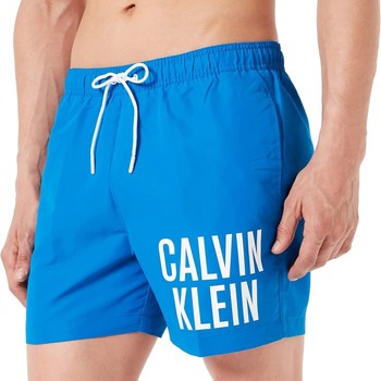 Vêtements Homme Maillots / Shorts de bain Calvin Klein Jeans Bermuda marin moyen  cordon de serrage bleu Bleu