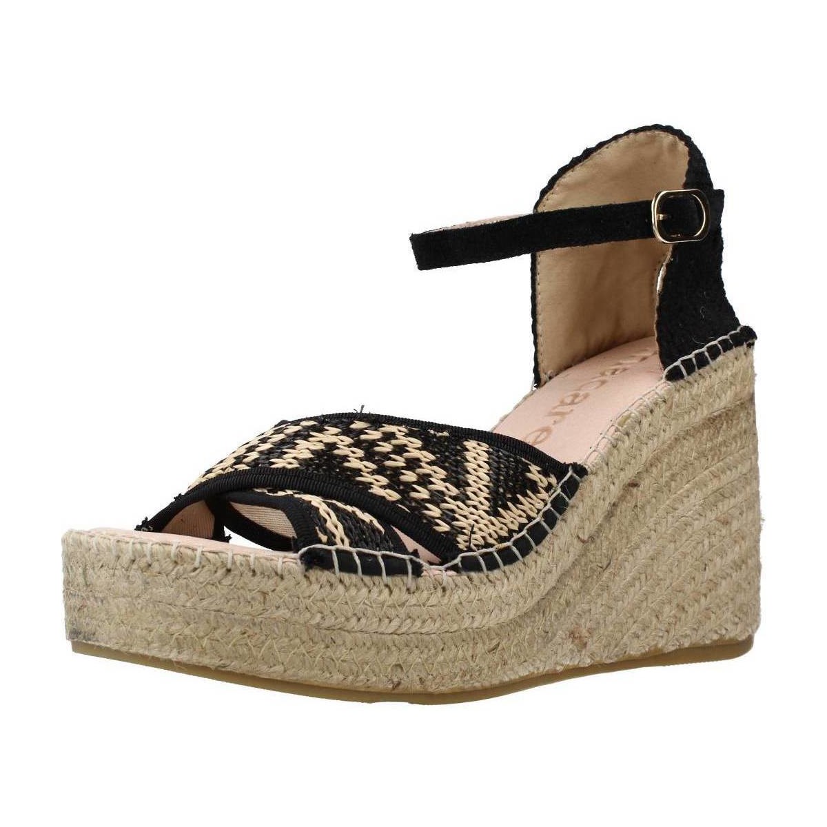 Chaussures Femme Sandales et Nu-pieds Macarena FILIPA3 Noir