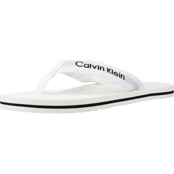 Chaussures Femme Tongs Calvin Klein Jeans HW0HW00865 Blanc