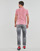 Vêtements Homme Polos manches courtes Polo Ralph Lauren K223SC52C-SSKCSLIMM1-SHORT SLEEVE-KNIT Rouge Chiné