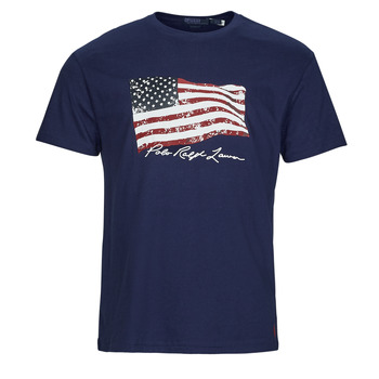 Vêtements Homme T-shirts manches courtes Polo Ralph Lauren K223SS03-SSCNCLSM1-SHORT SLEEVE-T-SHIRT Marine / Newport Navy