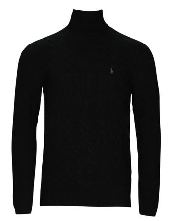 Vêtements Homme Pulls Polo Ralph Lauren S224SC03-LSCABLETNPP-LONG SLEEVE-PULLOVER Noir / Polo Black