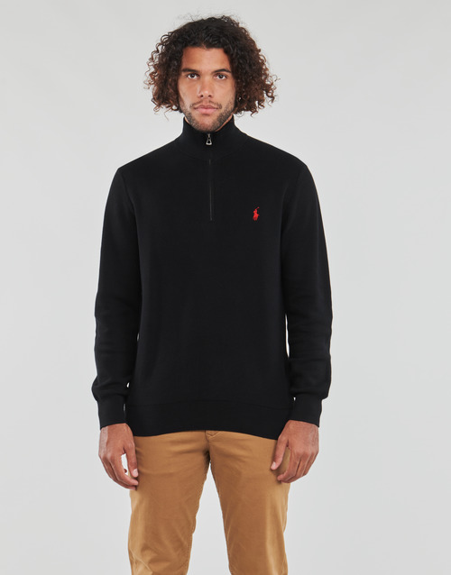Vêtements Homme Pulls Polo Ralph Lauren S224SC04-LS HZ-LONG SLEEVE-PULLOVER Noir / Polo Black
