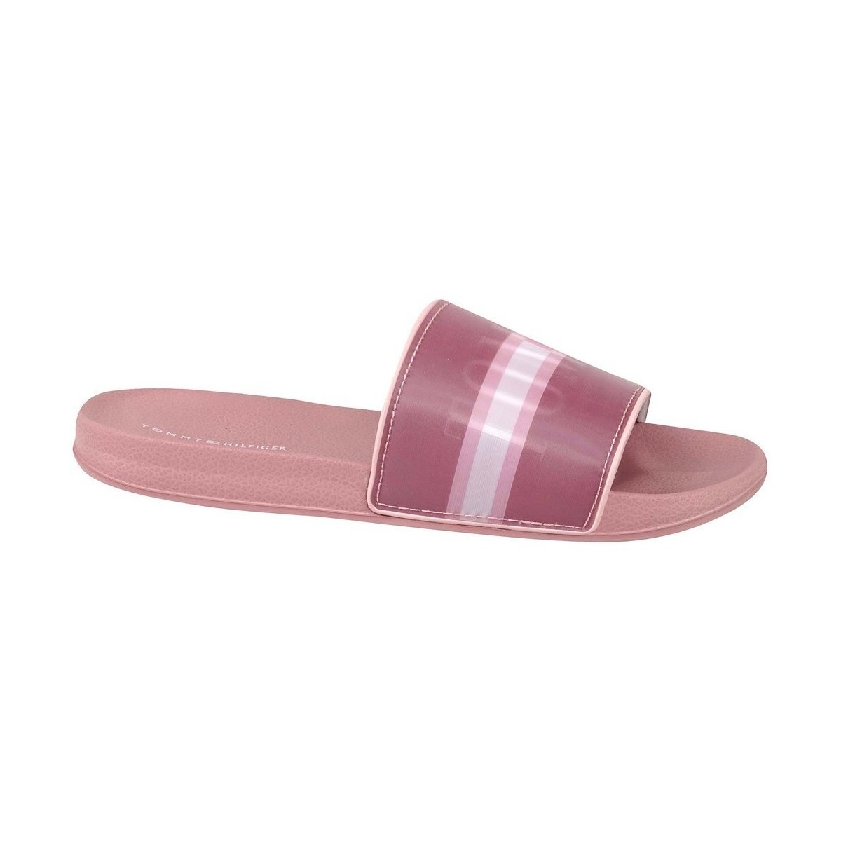 Chaussures Femme Chaussures aquatiques Tommy Hilfiger Holographic Pool Slide Rose