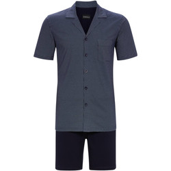 Vêtements Homme Pyjamas / Chemises de nuit Ringella Pyjama court coton Bleu
