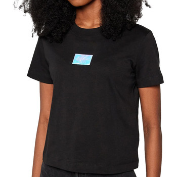 Vêtements Femme T-shirts manches courtes Calvin Klein Jeans J20J216184 Noir