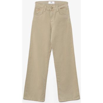 Vêtements Fille Jeans Le Temps des Cerises Pulp regular taille haute jeans beige sable Vert