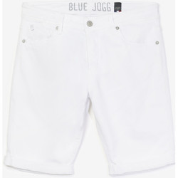 Vêtements Homme Shorts / Bermudas Le Temps des Cerises Bermuda jogg bodo blanc Blanc