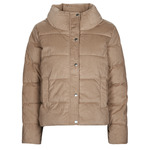 Long Down Jacket With Contrasting Zip