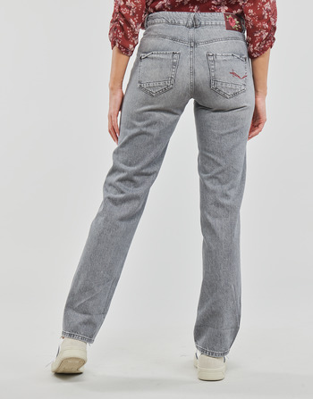 low-rise slim-fit washed-down jeans
