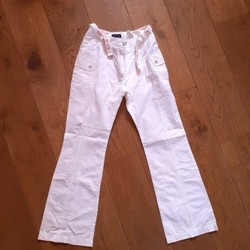 Vêtements Enfant Pantalons cargo Burberry Pantalon blanc Burberry 12 ans Blanc