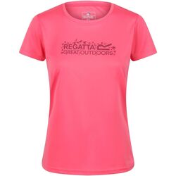 Vêtements Femme T-shirts manches longues Regatta Fingal VI Rouge