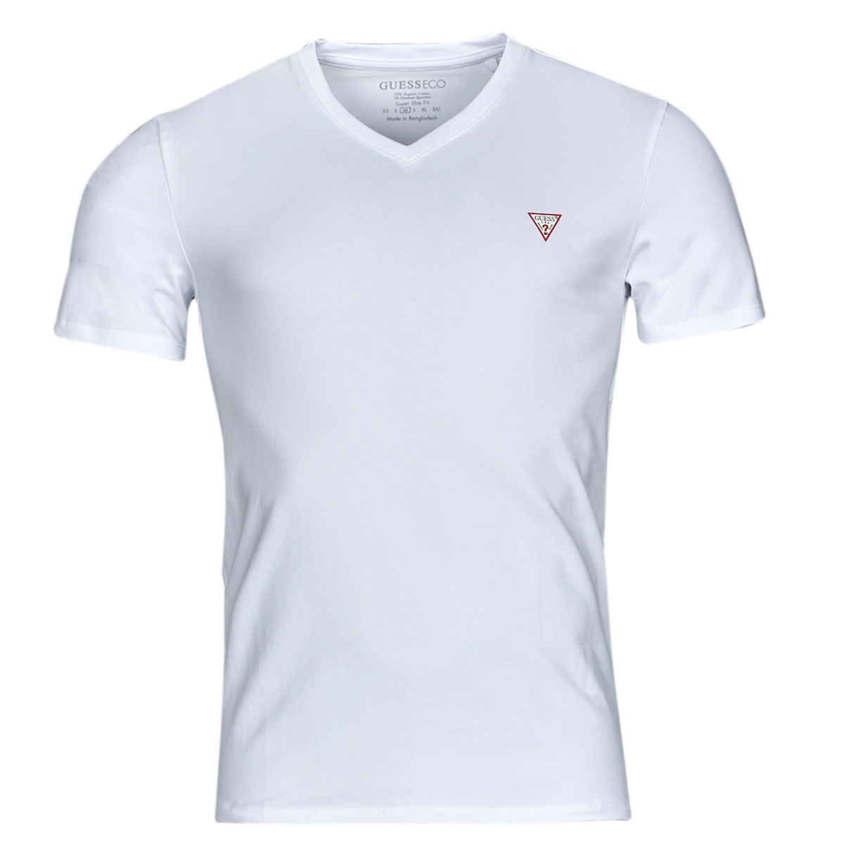 Vêtements Homme T-shirts manches courtes Tattoo Guess VN SS CORE TEE Blanc