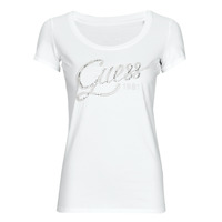 Vêtements Femme T-shirts manches courtes Guess BRYANNA SS Blanc