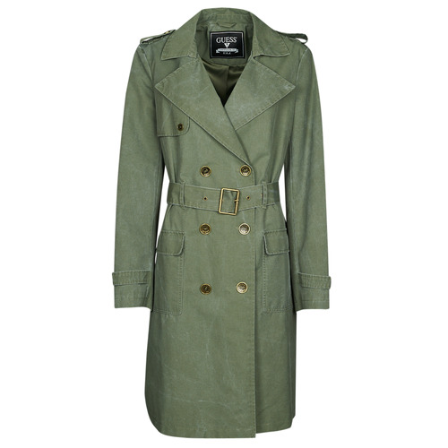Vêtements Femme Trenchs Guess PRISCA TRENCH Kaki