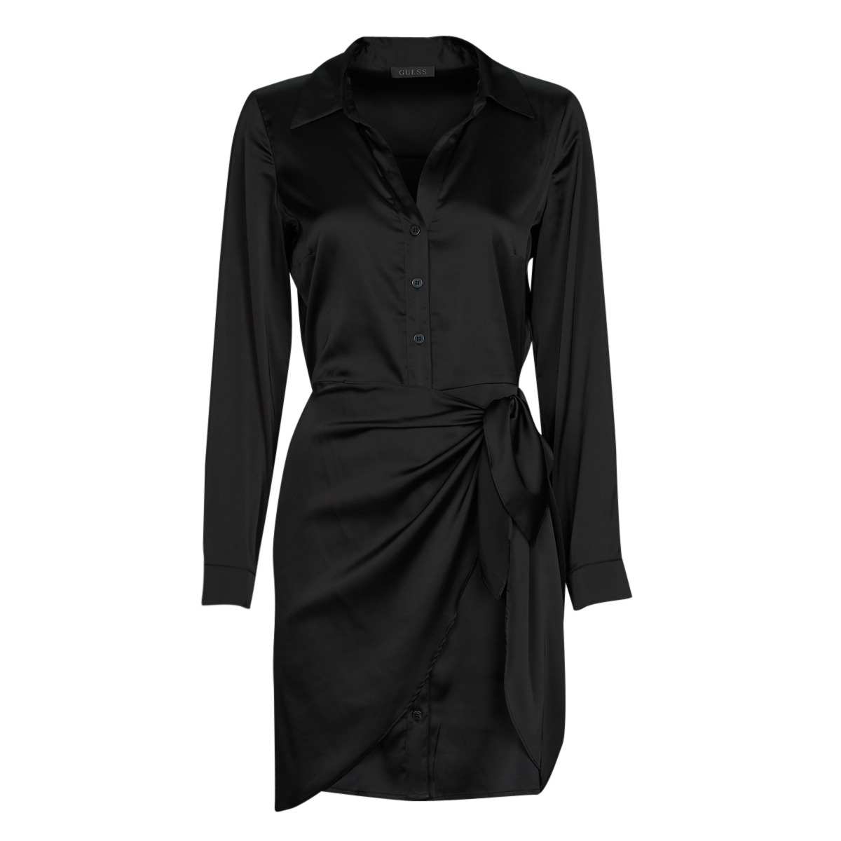 Vêtements Femme Robes courtes Guess kabelka ES LS ALYA DRESS Noir