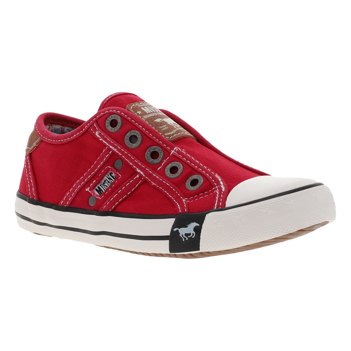 Chaussures Enfant Baskets basses Mustang 5803-405 Rouge