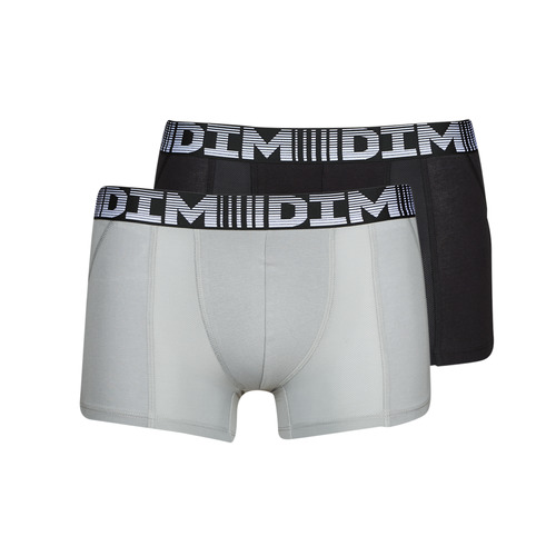 DIM COTON 3D FLEX X2 Noir / Gris - Livraison Gratuite | Spartoo ! -  Sous-vêtements Boxers Homme 25,59 €