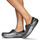Chaussures Femme Sabots Crocs CLASSIC GLITTER LINED CLOG Noir / Argent