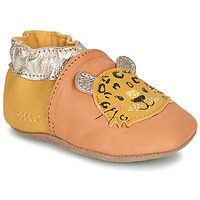 Chaussures Fille Chaussons bébés Robeez LEOPARDO Camel