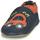 Chaussures Garçon Chaussons bébés Robeez BEEP BEEP Marine / Orange