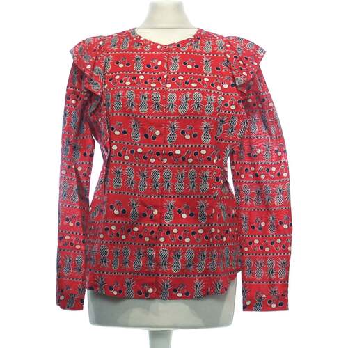 Vêtements Femme Chemises / Chemisiers Mini Short En Soie chemise  34 - T0 - XS Rouge Rouge