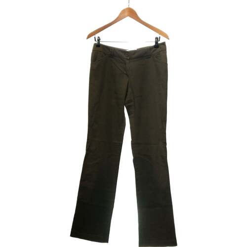 Vêtements Femme Pantalons Mango pantalon droit femme  38 - T2 - M Vert Vert