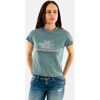 Vêtements Femme T-shirts manches courtes The North Face 0a5ifz Bleu
