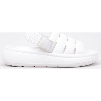 Chaussures Femme Tongs UGG SPORT YEAH Blanc