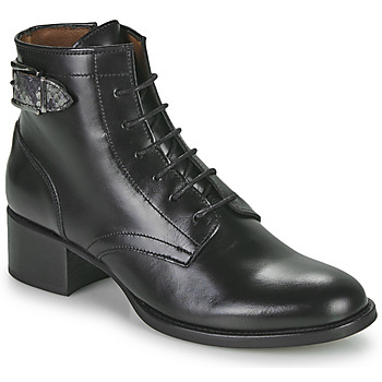 Derbies RIFERA Sandra Fontan en coloris Noir Femme Chaussures Chaussures plates Chaussures et bottes à lacets 