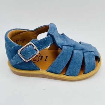 Chaussures Garçon Sandales et Nu-pieds Pom d'Api SANDALE GARCON BL Bleu