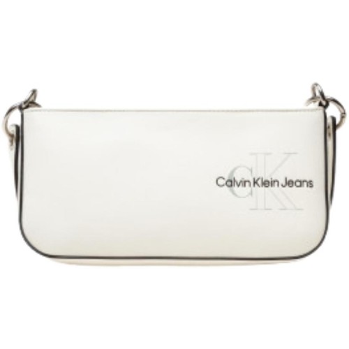 Sacs Femme side-slit ribbed-knit dress Calvin Klein Jeans Sac porte epaule  Ref 56093 blan Blanc
