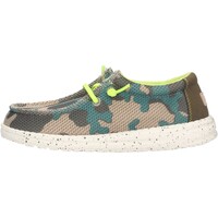 Chaussures Enfant Baskets mode Hey Dude WALLY YOUTH 7034 Vert