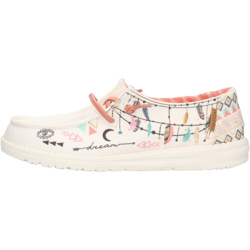 Chaussures Enfant Baskets mode HEYDUDE WENDY YOUTH 0171 Blanc
