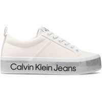 Chaussures Femme Baskets mode Calvin Klein Jeans YW0YW00491 Blanc