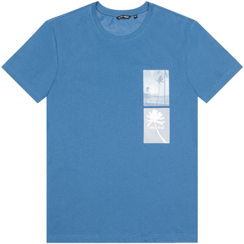 Vêtements Homme T-shirts manches courtes Antony Morato MMKS02171 FA100144 Bleu