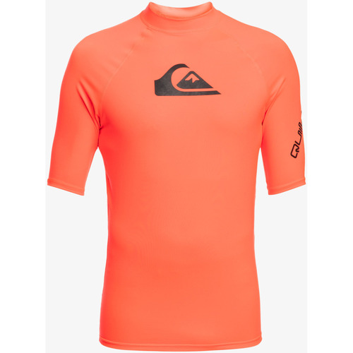 Vêtements Garçon T-shirts manches courtes Quiksilver All Time Orange