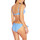 Vêtements Femme Maillots de bain séparables Selmark Bas maillot slip de bain taille basse à nouettes Miami Bleu