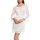 Vêtements Femme Robes Selmark Robe de plage manches trois-quarts crochet  Mare Blanc