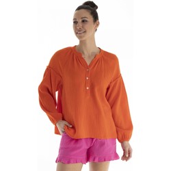 Vêtements Femme Chemises / Chemisiers Gerard Pasquier Chemisier confort CALY Orange