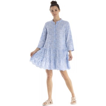 Vêtements Femme Robes Gerard Pasquier Robe confort RAISSA Bleu Ciel