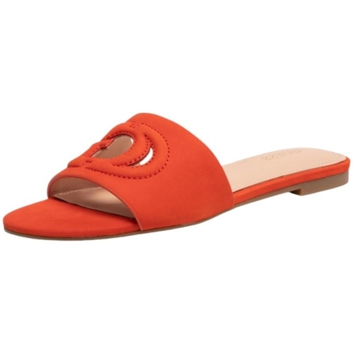 Chaussures Femme Sandales et Nu-pieds Guess Mules plates  Tashia Ref 56031 Orange Orange
